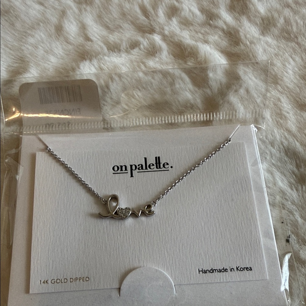 Silver Love Necklace